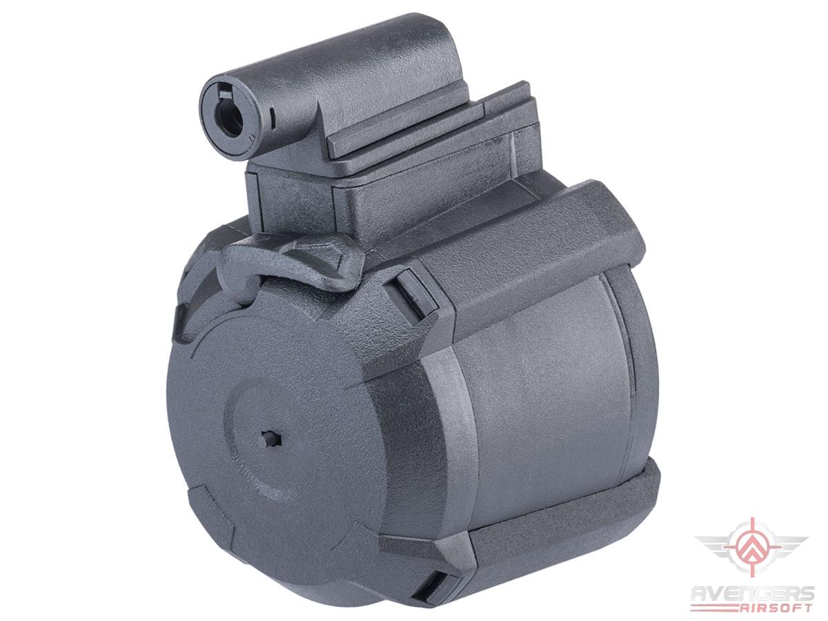 Avengers 1200 Round Electric Drum Magazine for Airsoft Shotgun Avengers 1200 Round Electric Drum Magazine for Airsoft Shotgun